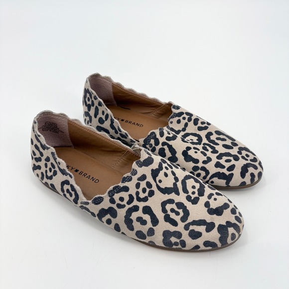 Lucky Brand Shoes - Lucky‎ Brand Leopard Slip On Flats 8.5